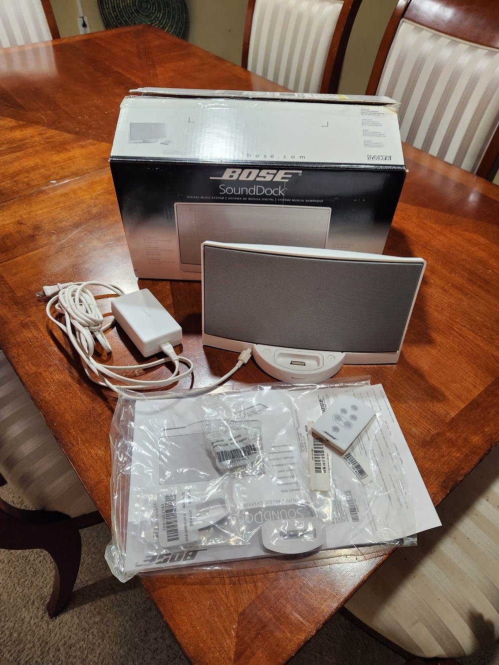 Bose SoundDock Portable Speaker Dock - White/Silver